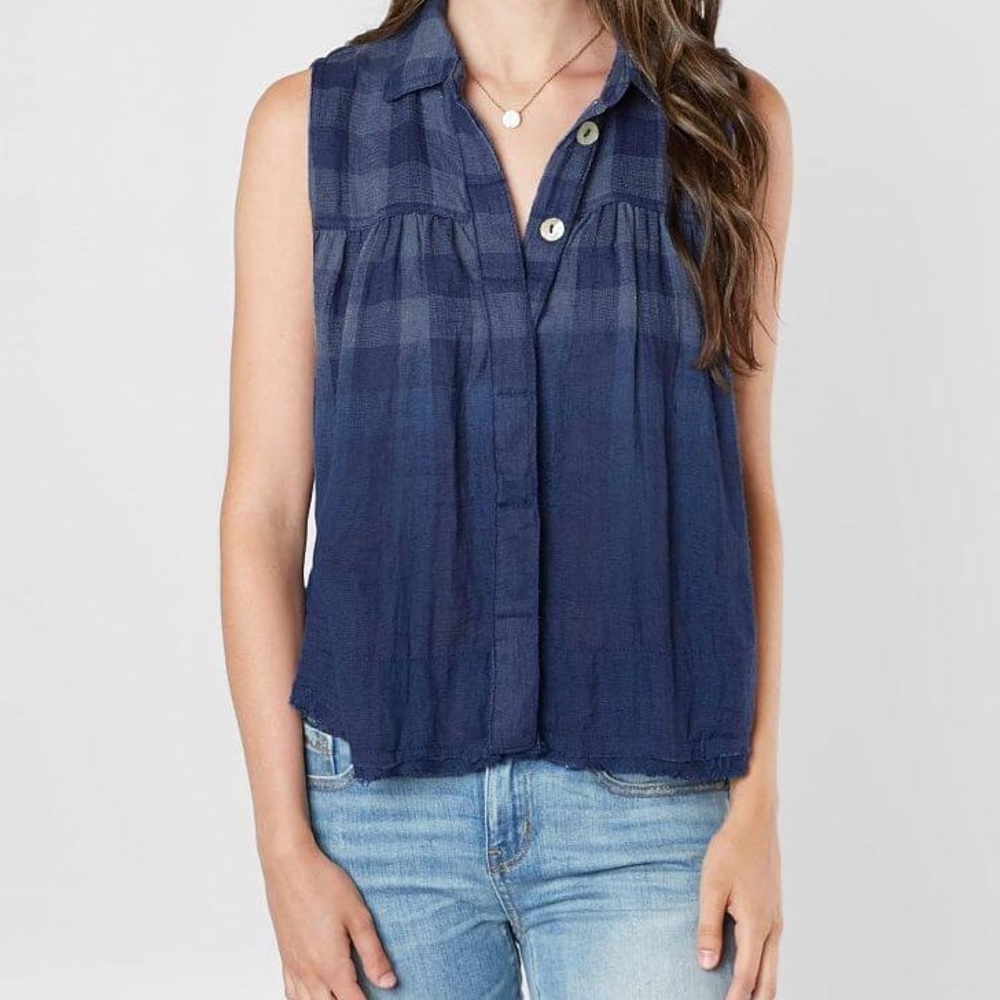 NWT Free People Tank Top “Hey There Sunrise” XS